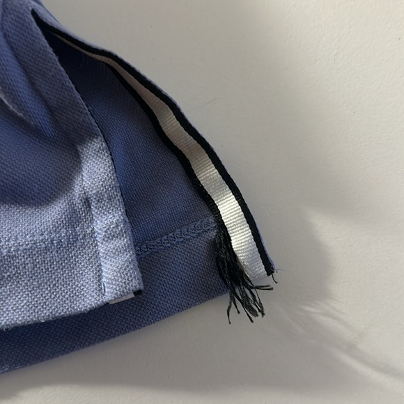 🖤 5/$30 🖤 Calvin Klein lavender purple sleeveless polo shirt black&white collar - Picture 11 of 14